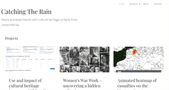 Desktop Screenshot of catchingtherain.com