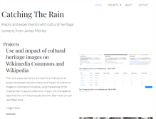 Tablet Screenshot of catchingtherain.com
